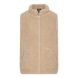 Vamset vest i plys med lommer fra Navigazione