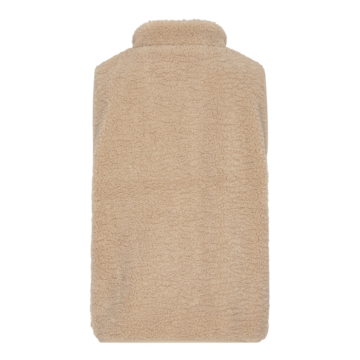 Vamset vest i plys med lommer fra Navigazione