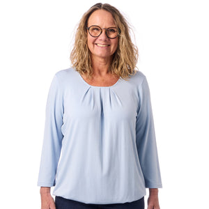 Patina model Sara bluse - 3/4 ærmer - Økologisk bambus