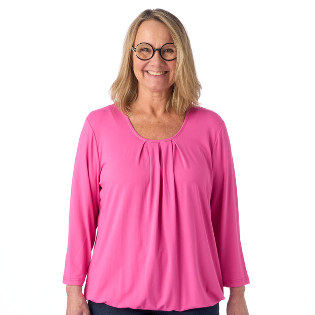 Patina model Sara bluse - 3/4 ærmer - Økologisk bambus