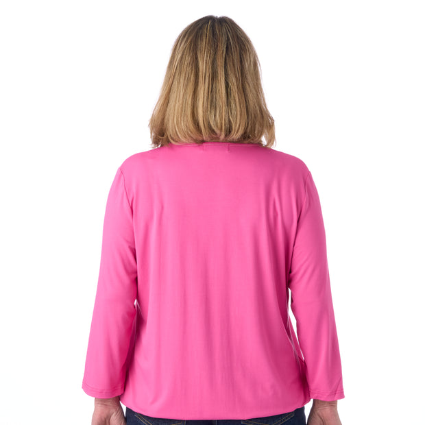 Patina model Sara bluse - 3/4 ærmer - Økologisk bambus