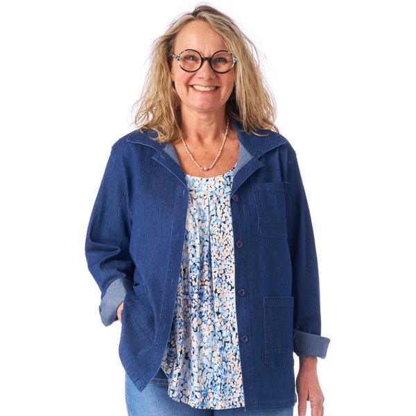 Blød denimjakke fra Edam M