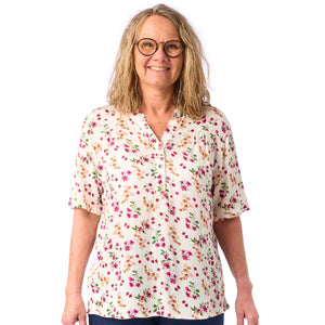 Patina model Eva - kortærmet - Crépe viskose