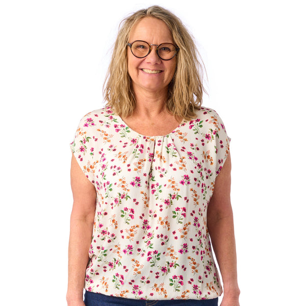 Patina top - Model Liz - Crêpe viskose – B30