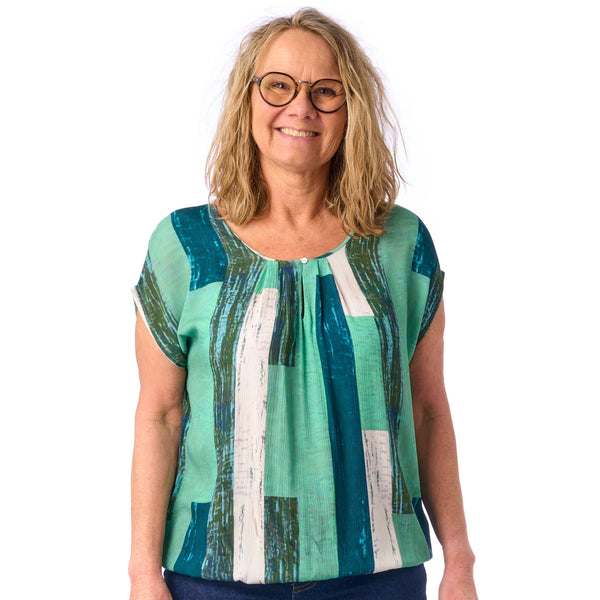 Patina top - Model Liz - Crêpe viskose – B32