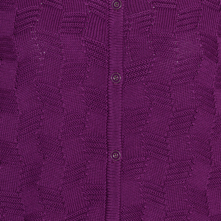 Blød cardigan med mønster fra Signature