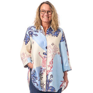 Smuk, farverig skjorte fra NOEN