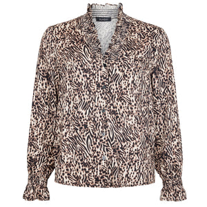 Skjortebluse i dyreprint fra Sunday