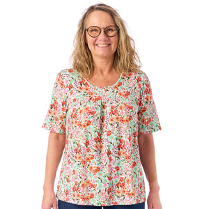 Patina model Sara - kortærmet - viskose