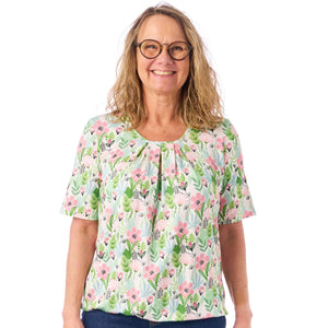 Patina model Sara - kortærmet - viskose