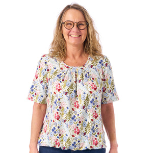 Patina model Sara - kortærmet - viskose