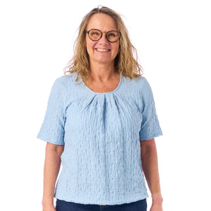 Patina - model Sara - Kortærmet - Crepestruktur