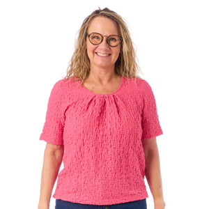 Patina - model Sara - Kortærmet - Crepestruktur