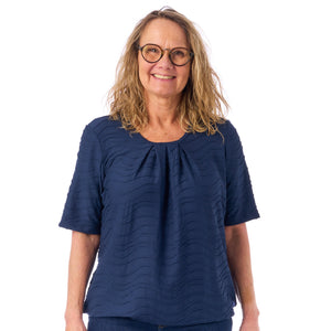 Patina - Kortærmet model Sara -  Jacquard