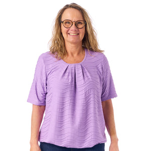 Patina - Kortærmet model Sara -  Jacquard