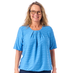 Patina - Kortærmet model Sara -  Jacquard