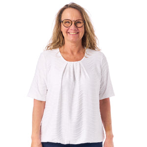 Patina - Kortærmet model Sara -  Jacquard