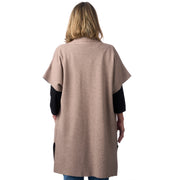Lang cardigan i strik fra Signature