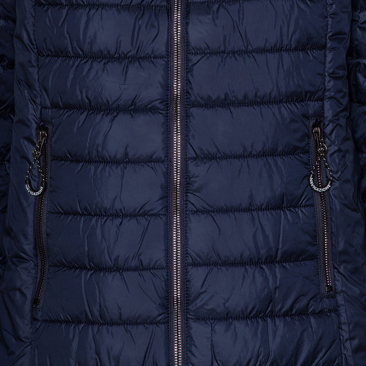 Lang jakke med 2-vejs-lynlås fra Navigazione