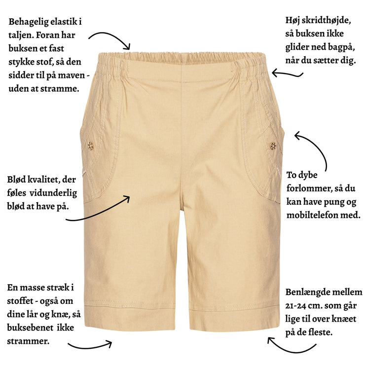 Patina shorts med lommer - 21-24 cm.