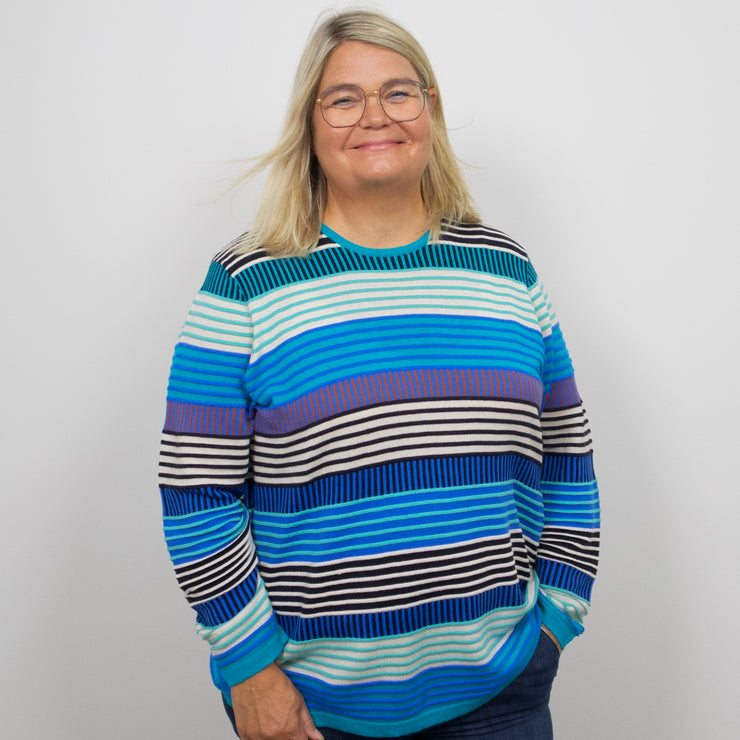 Pullover med smukt farvespil fra Signature