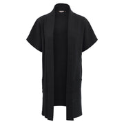 Lang cardigan i strik fra Signature