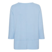 Blød bluse med slids fra Gabriella K