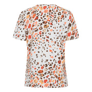 T-shirt fra Marinello med flot print og korte ærmer